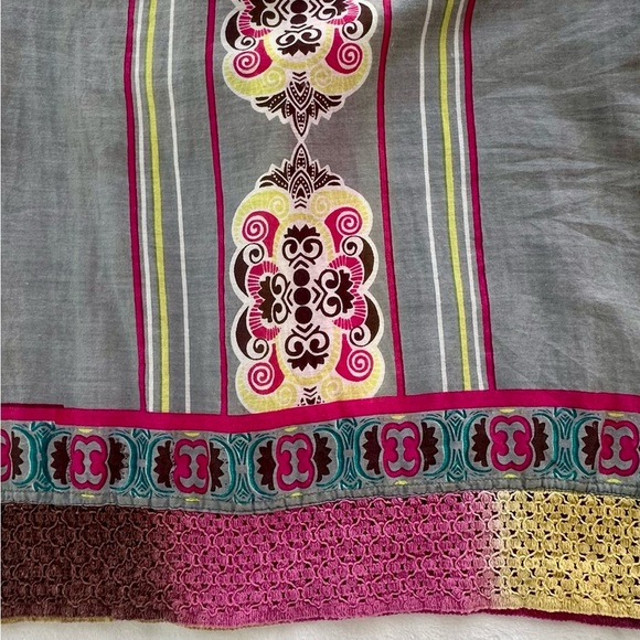 🌴 Tunic Coverup with Beaded Tassels, Size Small - Picture 8 of 9